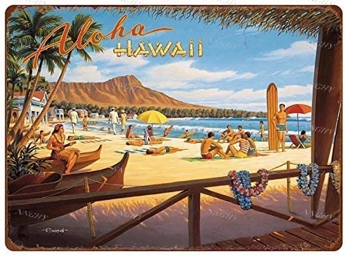 Metal Signs Novelty for Garage Man Cave Indoor Farm Outdoor Decor Funny Sign Aloha Hawaii Vintage Tin Sign Room Decoration
Metal Signs Novelty for Garage Man Cave Indoor Farm Outdoor Decor Funny Sign Aloha Hawaii Vintage Tin Sign Room Decoration