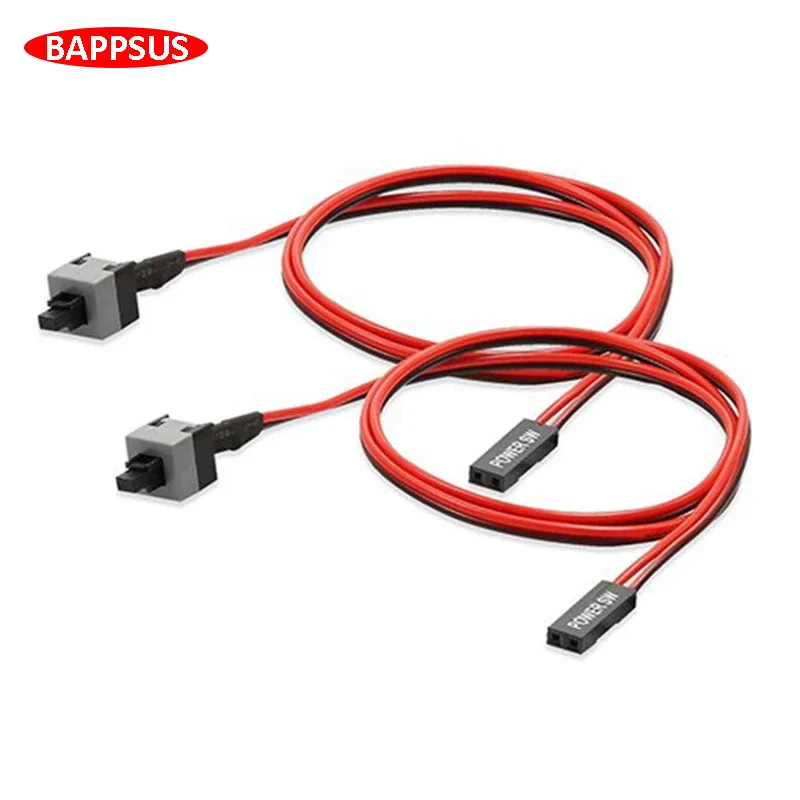 10pcs/lot 50cm Long Power Button Switch Cable Switches Reset Computer Power Momentary Automatically Reset Push Button SW for PC
10pcs/lot 50cm Long Power Button Switch Cable Switches Reset Computer Power Momentary Automatically Reset Push Button SW for PC