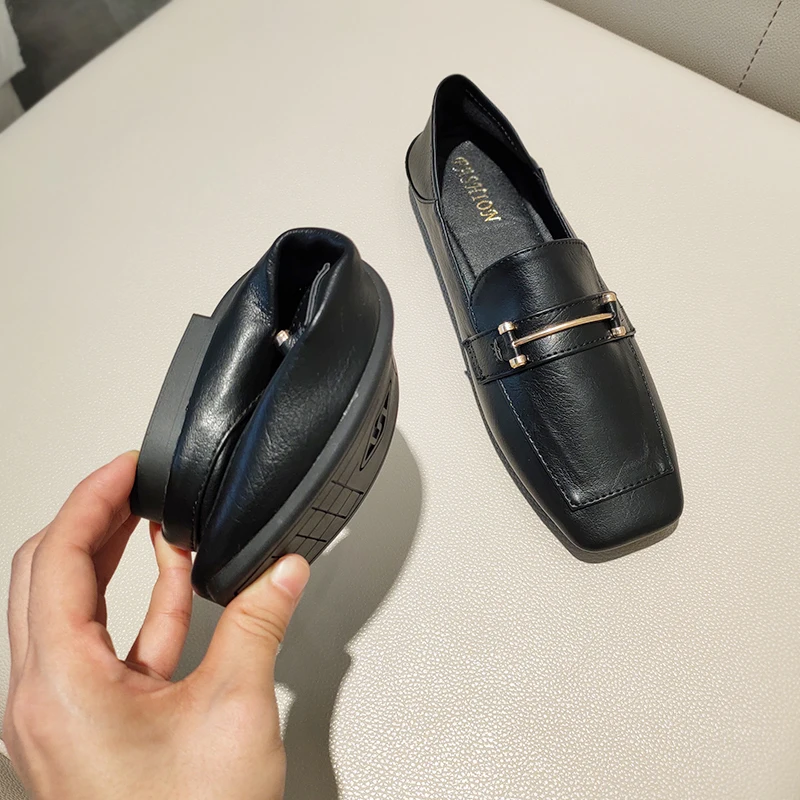 2021 Spring and Autumn Soft Leather Retro Wind Soft Sole Beans Shoes Comfortable Joker Heel Work Single Shoes Women Shoes
2021 Spring and Autumn Soft Leather Retro Wind Soft Sole Beans Shoes Comfortable Joker Heel Work Single Shoes Women Shoes