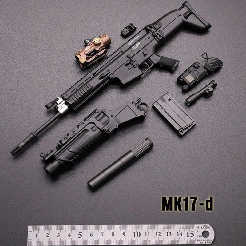 In Stock 1/6 Scale Weapon Model MK17 six types of non-launchable soldier assault rifles toy guns for 12'' Action Figure
In Stock 1/6 Scale Weapon Model MK17 six types of non-launchable soldier assault rifles toy guns for 12'' Action Figure
