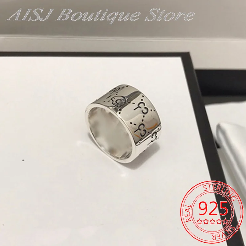 Ag925 Sterling Silver GG Ring Skull Elven Ring Fashion Trend Men And Women Couple Rings Exquisite Luxury Brand Anniversary Gift
Ag925 Sterling Silver GG Ring Skull Elven Ring Fashion Trend Men And Women Couple Rings Exquisite Luxury Brand Anniversary Gift