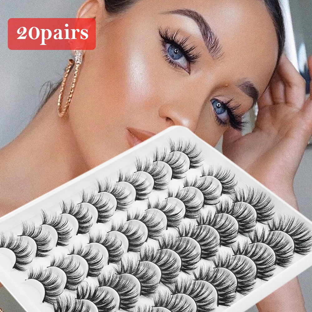 5/20 Pairs 10-25mm Fake Eyelashes 100% Mink Eyelashes Mink Lashes Natural Dramatic Volume Eyelashes Extension False Eyelashes
5/20 Pairs 10-25mm Fake Eyelashes 100% Mink Eyelashes Mink Lashes Natural Dramatic Volume Eyelashes Extension False Eyelashes