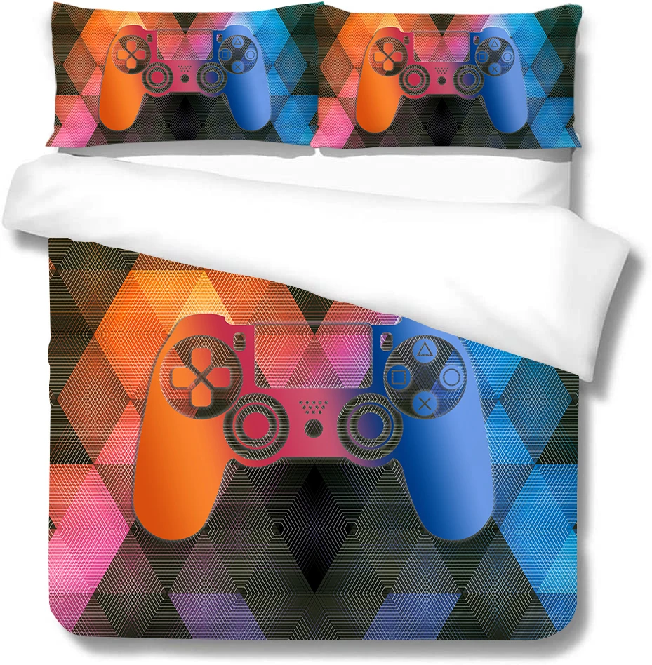 3D Duvet Cover Sets Queen Size Cool Game Handle Printed Bedding Set 2/3 Pcs Highend Bedclothes Room Decor 
3D Duvet Cover Sets Queen Size Cool Game Handle Printed Bedding Set 2/3 Pcs Highend Bedclothes Room Decor