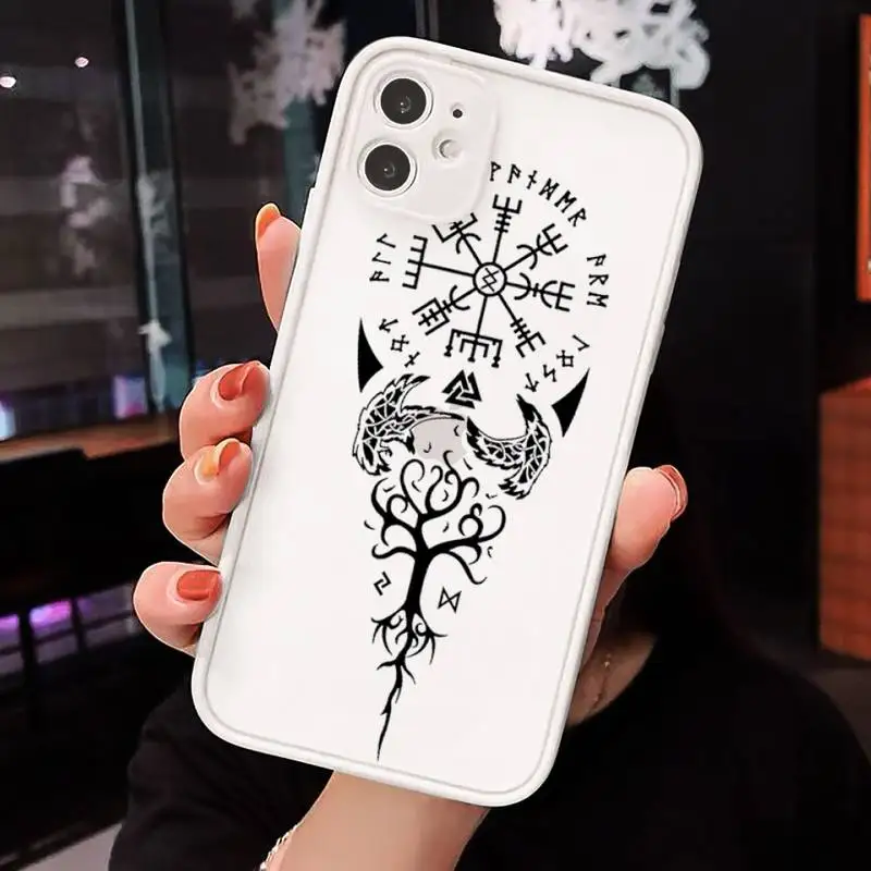 Viking Vegvisir Odin Nordic Phone Cases Matte Transparent for iPhone 7 8 11 12 s mini pro X XS XR MAX Plus cover funda
Viking Vegvisir Odin Nordic Phone Cases Matte Transparent for iPhone 7 8 11 12 s mini pro X XS XR MAX Plus cover funda
