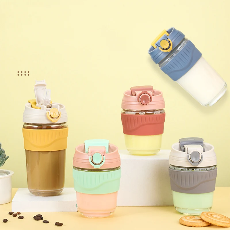 Дорожная кружка для кофе, 350/550 мл, портативная Герметичная Бутылка, силиконовый рукав, противоожоговая стеклянная кружка для сока, молока, п...
Дорожная кружка для кофе, 350/550 мл, портативная Герметичная Бутылка, силиконовый рукав, противоожоговая стеклянная кружка для сока, молока, п...