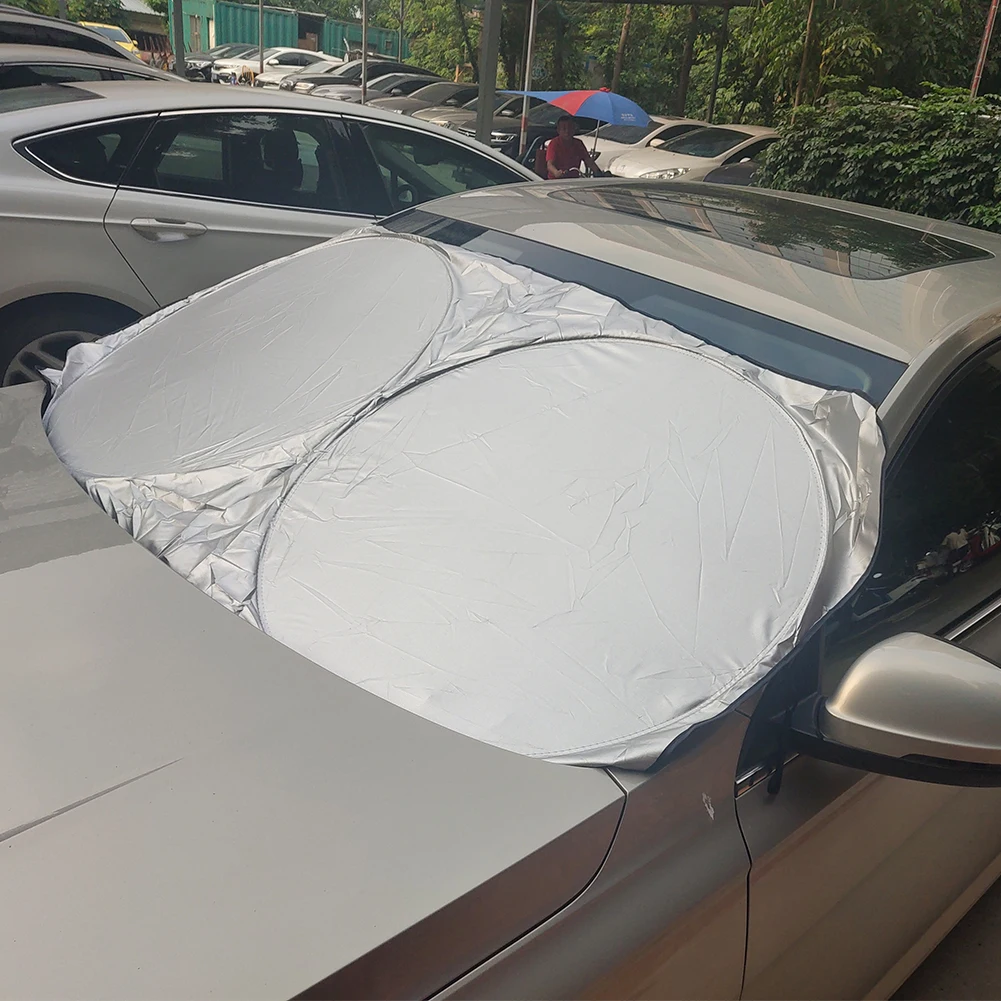 150 X 70cm Windshield Car Sunshade Sun Shade Front Rear Window Film Visor Cover UV Protect Reflector Car-styling
150 X 70cm Windshield Car Sunshade Sun Shade Front Rear Window Film Visor Cover UV Protect Reflector Car-styling