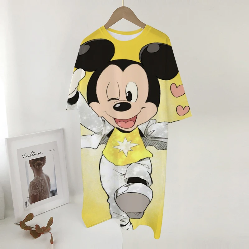 Disney Mickey Mouse Maxi T Shirt Dress Women Summer Beach Sexy Party Vintage Bodycon Casual Loose Long Dresses Robes Vestidos
Disney Mickey Mouse Maxi T Shirt Dress Women Summer Beach Sexy Party Vintage Bodycon Casual Loose Long Dresses Robes Vestidos