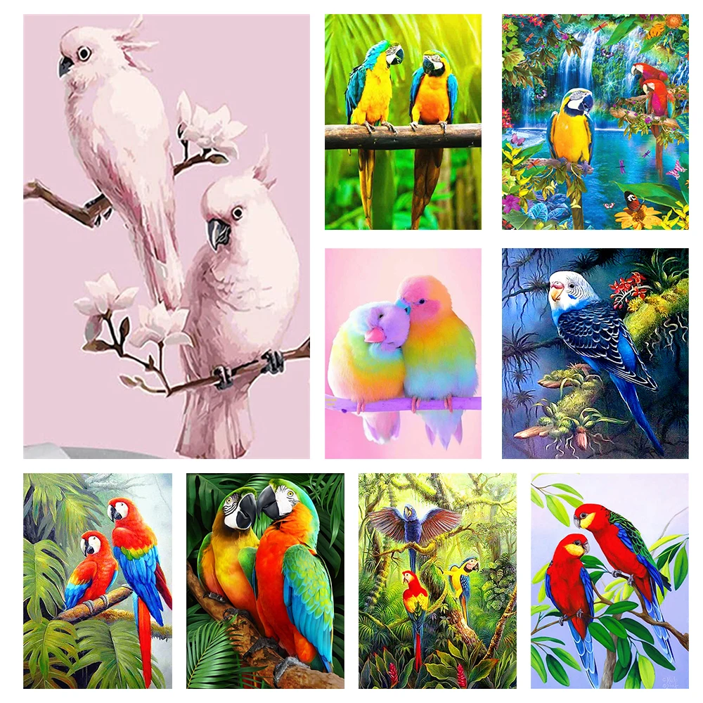 Diy Diamond Painting Bird Cross Stitch Full Circle Diamond Embroidery Animal Parrot Rhinestone Picture Wall Decoration
Diy Diamond Painting Bird Cross Stitch Full Circle Diamond Embroidery Animal Parrot Rhinestone Picture Wall Decoration