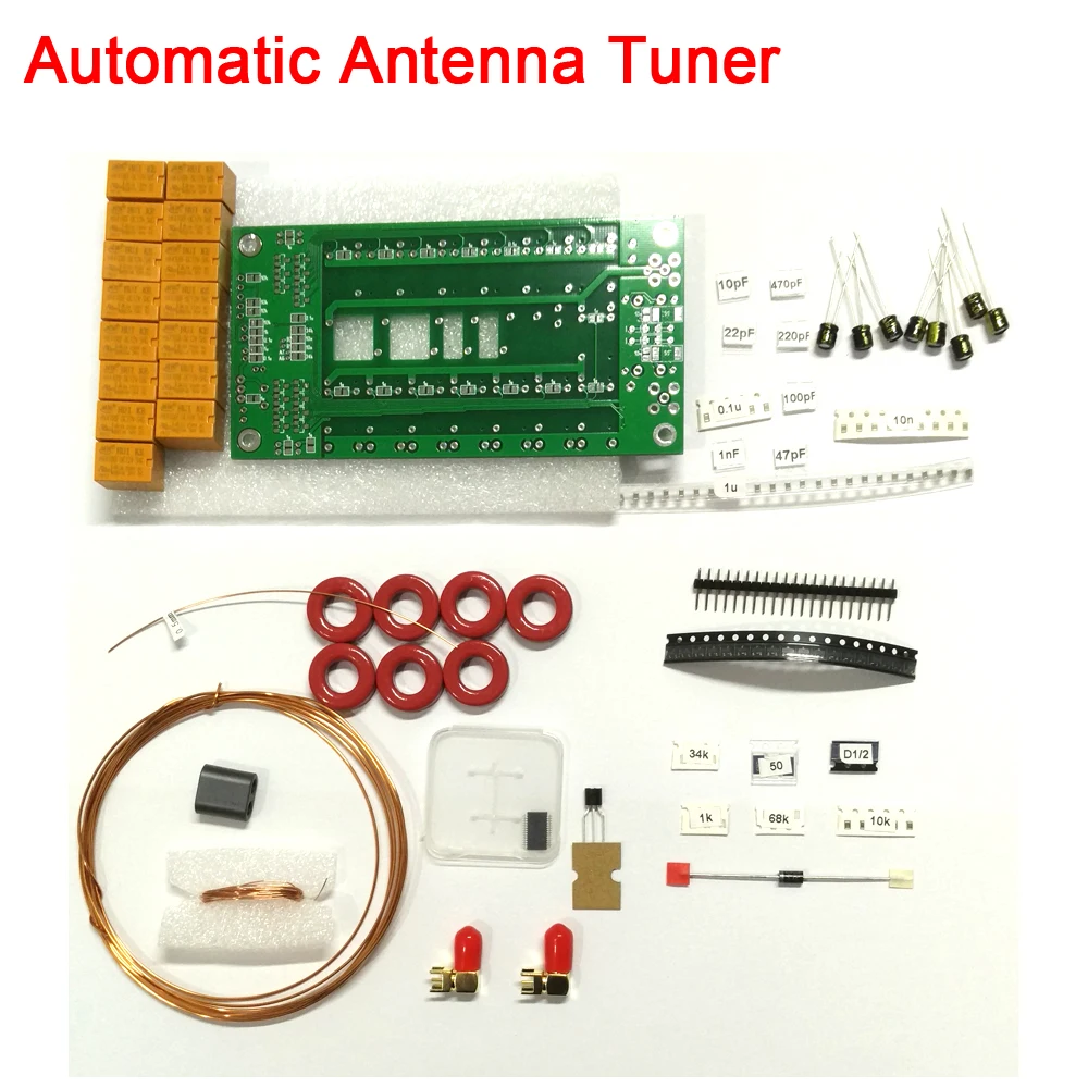Dykb автоматический антенный тюнер от N7DDC 1 8-50 МГц ATU-100 MINI 7x7 DIY наборы для