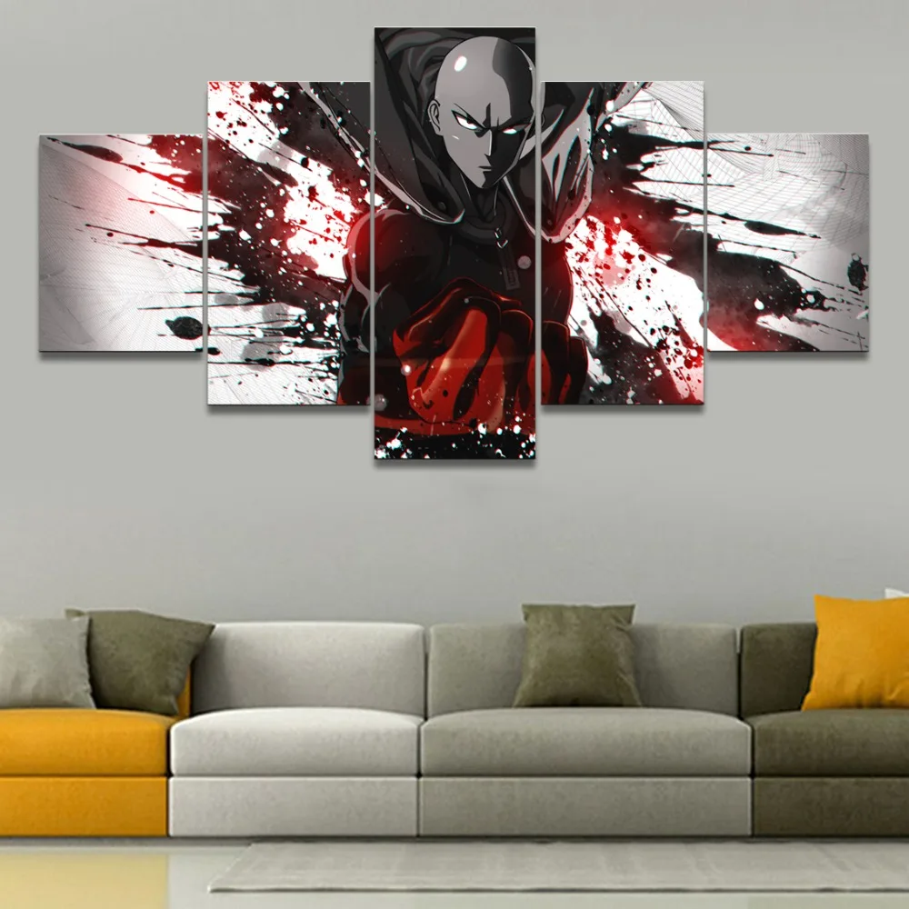Canvas HD Prints One Punch Man Pictures 5 Pieces Wall Art Painting Anime Poster Modern For Home Decor Modular Living Room Frame
Canvas HD Prints One Punch Man Pictures 5 Pieces Wall Art Painting Anime Poster Modern For Home Decor Modular Living Room Frame