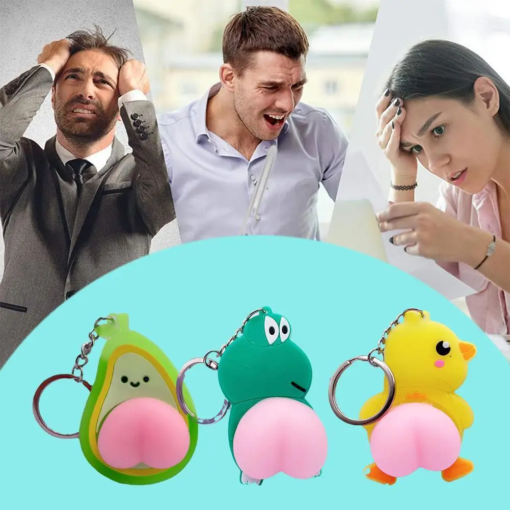 Butt Key Ring Fidget Butt Doll Cartoon Mini Keychain Squishy Ball Novelty Gift Interactive Anxiety Toy for Kids
Butt Key Ring Fidget Butt Doll Cartoon Mini Keychain Squishy Ball Novelty Gift Interactive Anxiety Toy for Kids
