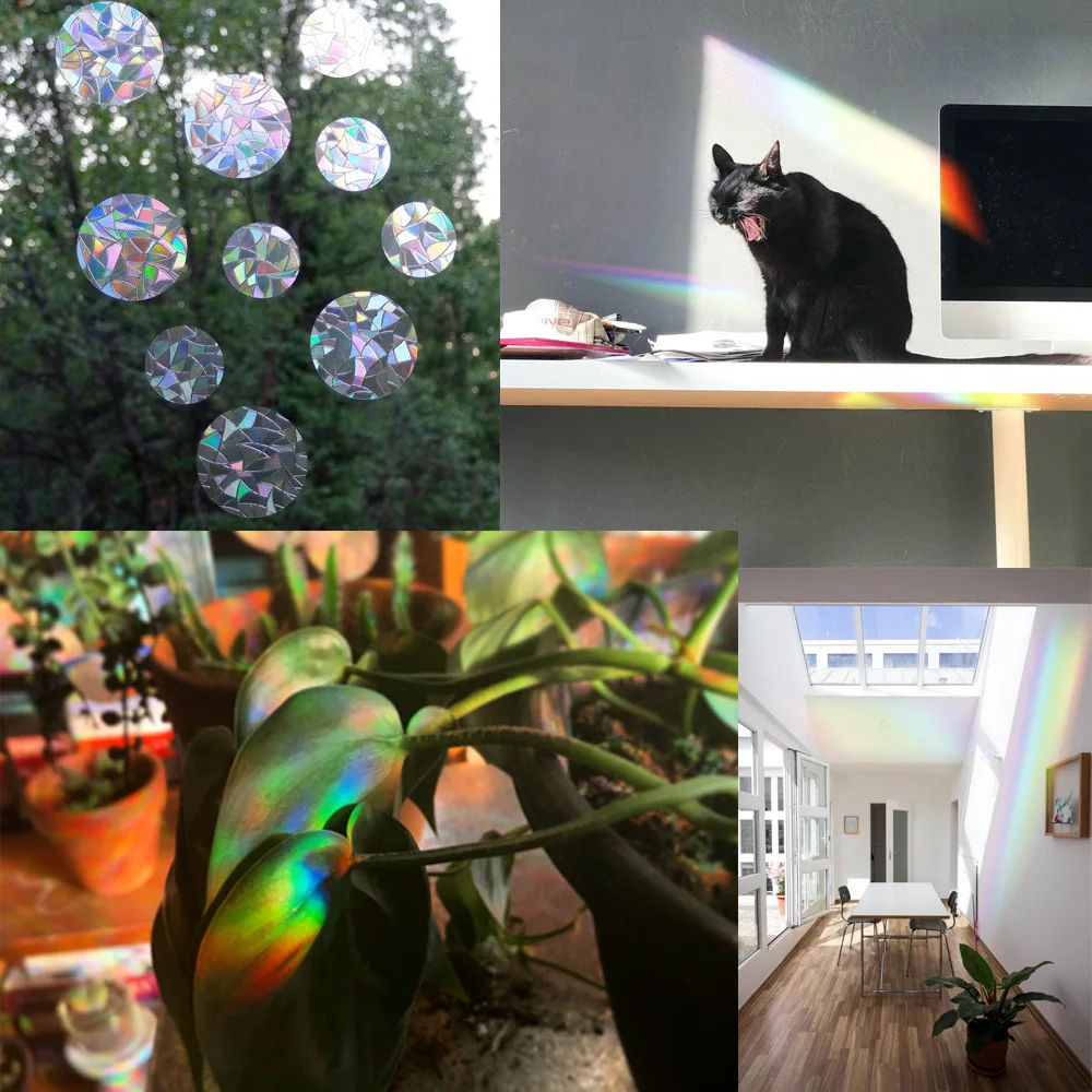 Rainbow Prism Decorative Window Glass Privacy Film Stained Glass Iridescent Window Sticker Window Tint Home Decor Art
Rainbow Prism Decorative Window Glass Privacy Film Stained Glass Iridescent Window Sticker Window Tint Home Decor Art