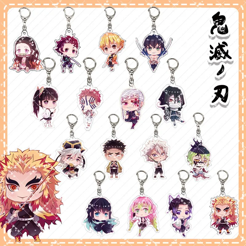 Demon Slayer Keyring Infinite Train Acrylic Key Chain Hot Anime Shoulang Yi Nest Seat Pendant Kimetsu No Yaiba Rengoku Keychain
Demon Slayer Keyring Infinite Train Acrylic Key Chain Hot Anime Shoulang Yi Nest Seat Pendant Kimetsu No Yaiba Rengoku Keychain