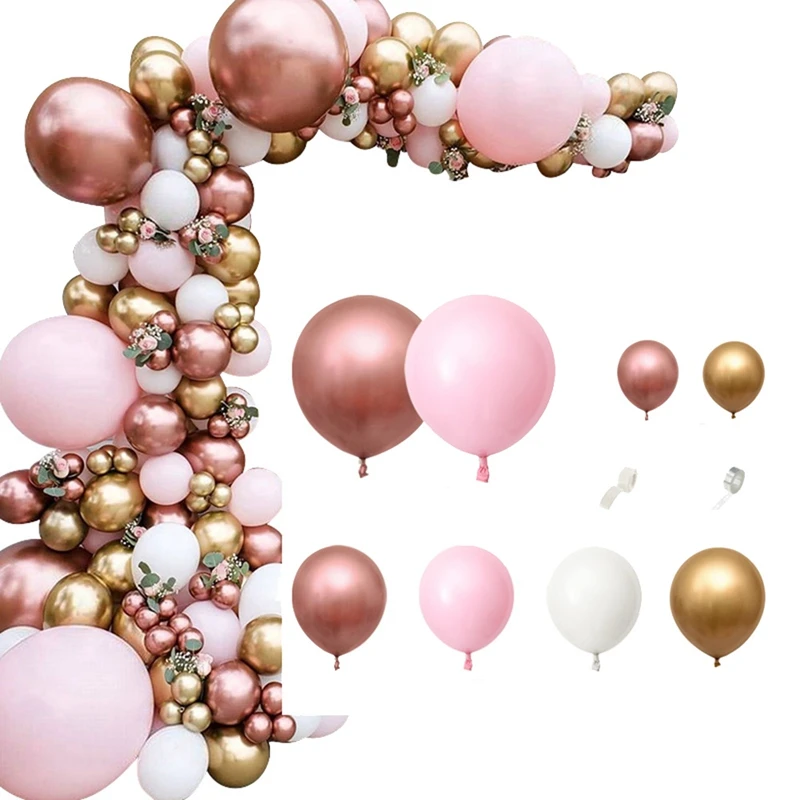 Balloon Garland Arch Kit Pink White Chrome Balloon for Bridal Shower,Wedding Decors, Baby Shower Party Decoration
Balloon Garland Arch Kit Pink White Chrome Balloon for Bridal Shower,Wedding Decors, Baby Shower Party Decoration
