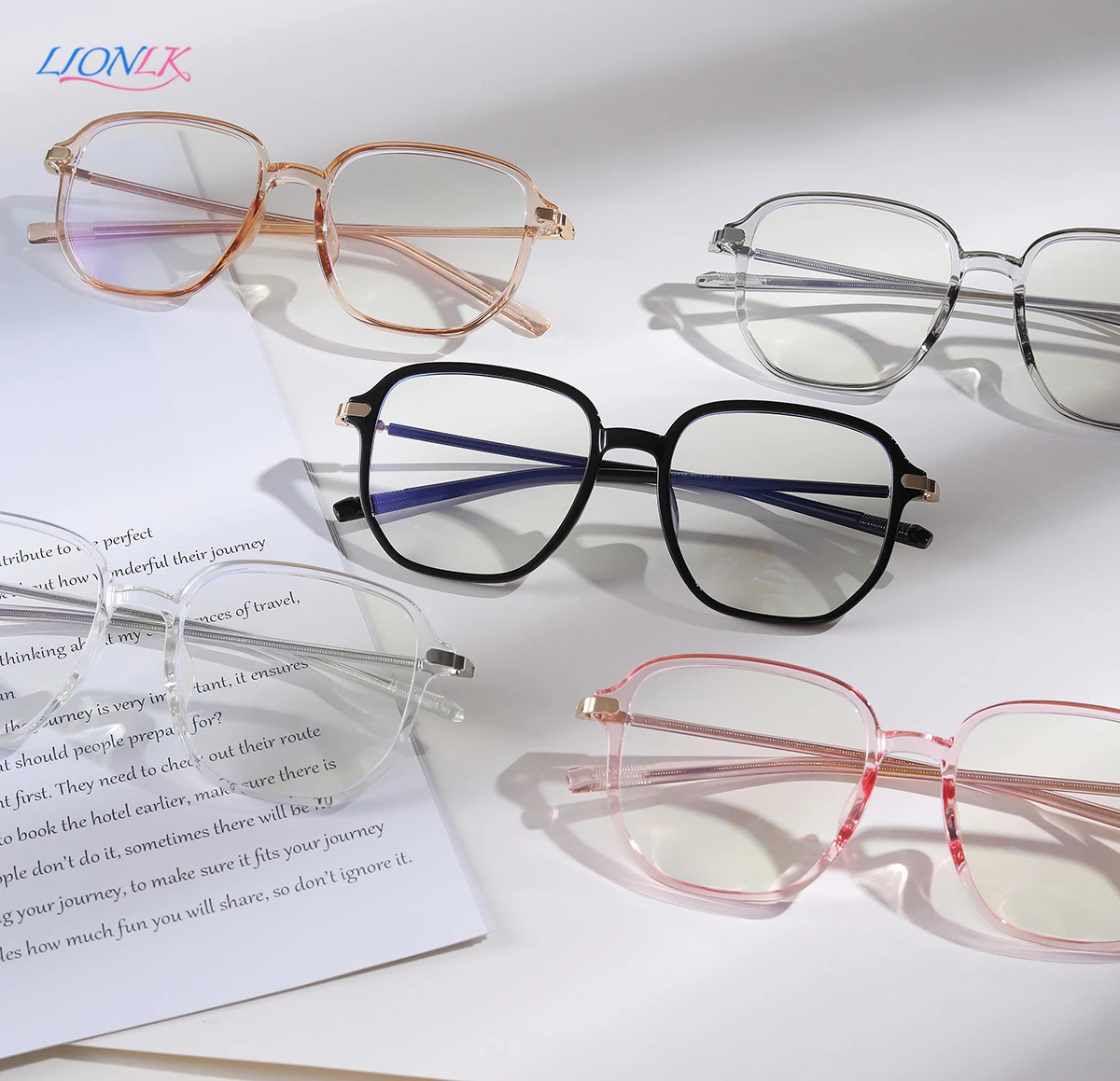 LIONLK Fashion Square Oversized Anti-Blu-Ray Glasses Men Women Brand Retro Computer Reading Lenses TR90 Pink Transparent Red Hot
LIONLK Fashion Square Oversized Anti-Blu-Ray Glasses Men Women Brand Retro Computer Reading Lenses TR90 Pink Transparent Red Hot