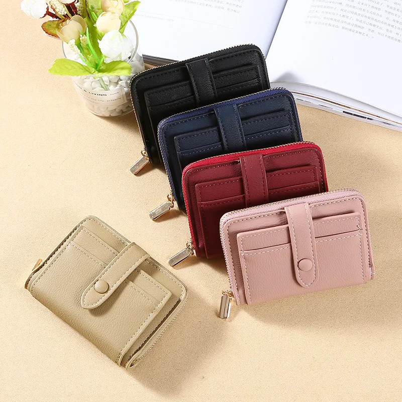 PU Leather Small Women Wallet Multi-Card Holders Money Bag Large-Capacity Foldable Clutch Fashion Hasp Zipper Coin Purses
PU Leather Small Women Wallet Multi-Card Holders Money Bag Large-Capacity Foldable Clutch Fashion Hasp Zipper Coin Purses