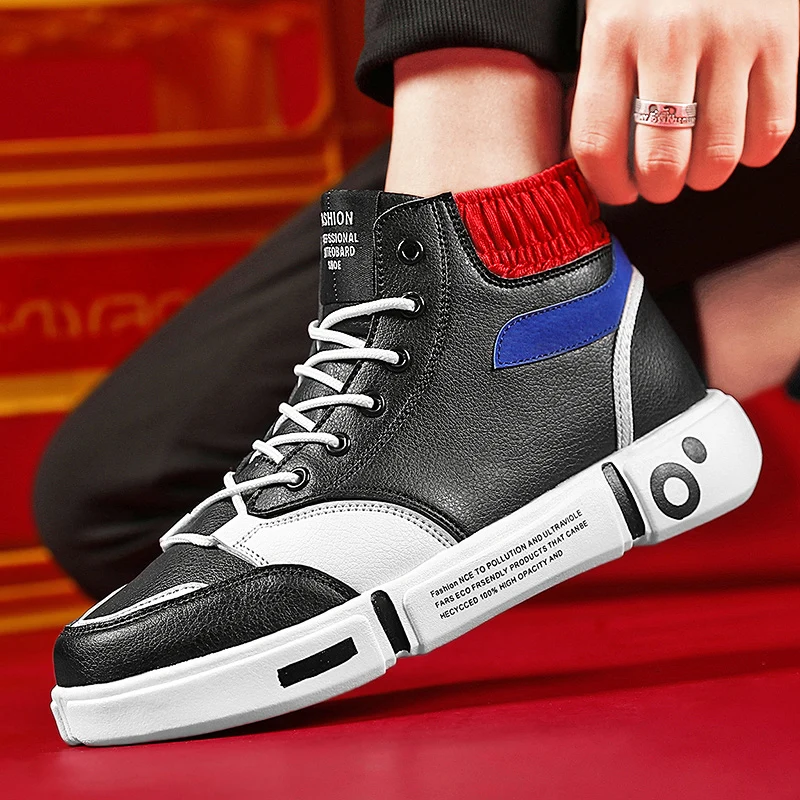 PUPUDA Men Casual Shoes New High Top Shoes Male Fashion Canvas Sneakers Shoes Men White Sneakers Men Sport Sneakers
PUPUDA Men Casual Shoes New High Top Shoes Male Fashion Canvas Sneakers Shoes Men White Sneakers Men Sport Sneakers