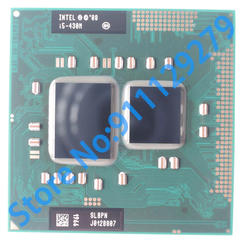 Core i5 430M SLBPN 2 ГГц двухъядерный четырехпоточный ЦПУ процессор 3 Вт 35 Разъем G1 /