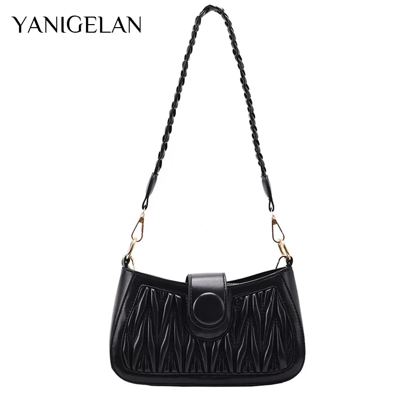 YANIGELAN Leather Female Underarm Bags Fashion Trend Women's Shoulder Pack Design Girls Small Daily Purses Borsa Tracolla Donna
YANIGELAN Leather Female Underarm Bags Fashion Trend Women's Shoulder Pack Design Girls Small Daily Purses Borsa Tracolla Donna