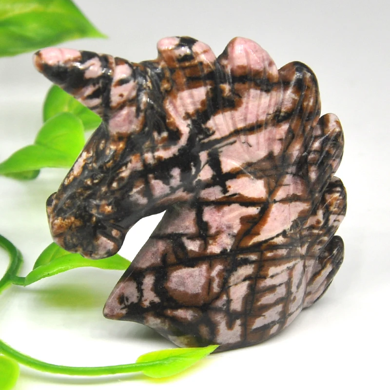 2" Unicorn Statue Natural Pink Rhodonite Carved Figurines Room Decor Healing Crystals Reiki Gem Crafts Gifts Ornament Wholesale
2" Unicorn Statue Natural Pink Rhodonite Carved Figurines Room Decor Healing Crystals Reiki Gem Crafts Gifts Ornament Wholesale