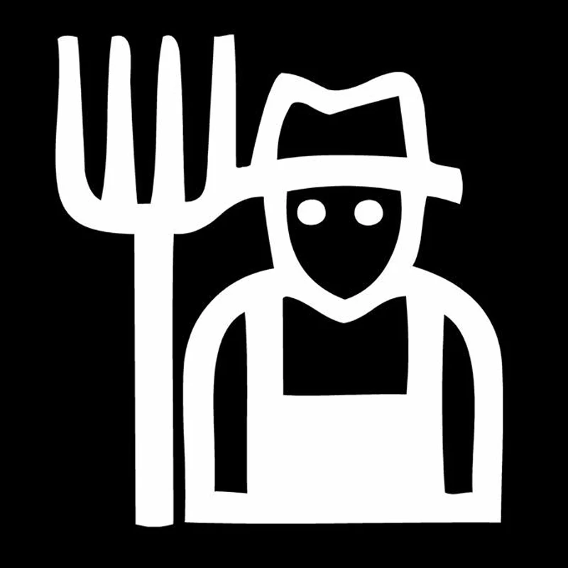 Funny JDM Farmer Laborer Car Stickers Styling Creativity Cover Scratches Waterproof for Bumper Decals Accessories KK15*14cm
Funny JDM Farmer Laborer Car Stickers Styling Creativity Cover Scratches Waterproof for Bumper Decals Accessories KK15*14cm
