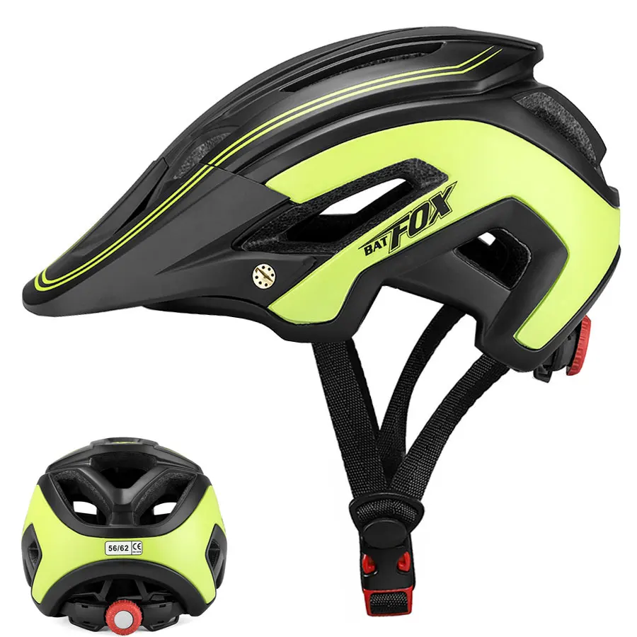 BATFOX мужской велосипедный шлем черный зеленый велосипедные шлемы MTB дорожный