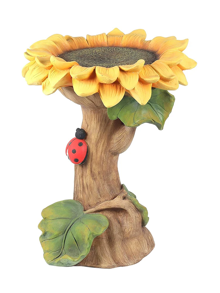 Polyresin Sunflower Bird Bath Handmade Wild Bird Feeder Bird Feeder Outdoor Decoration Resin Bird Bath Figurine Pet Supplies
Polyresin Sunflower Bird Bath Handmade Wild Bird Feeder Bird Feeder Outdoor Decoration Resin Bird Bath Figurine Pet Supplies