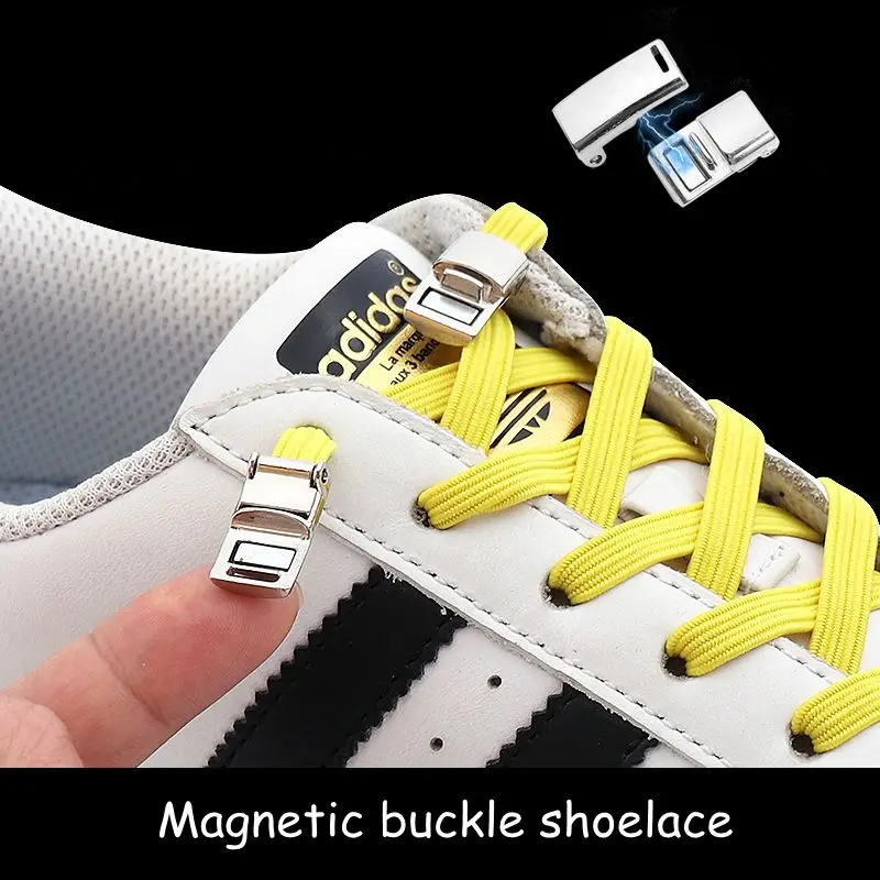 New upgrade magnetic lock buckle no laces metal lock buckle shoelaces sports children adult lazyshoelaces suitable for all shoes
New upgrade magnetic lock buckle no laces metal lock buckle shoelaces sports children adult lazyshoelaces suitable for all shoes
