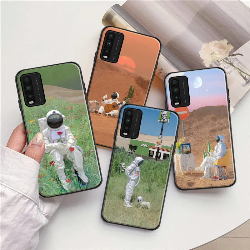 Cute Criativa Astronauta Phone Case For Xiaomi Redmi Note 9 10 Pro MAX 5G 9i 9AT 9 9T 9A 9C Funda Carcasa Soft Back Cover
Cute Criativa Astronauta Phone Case For Xiaomi Redmi Note 9 10 Pro MAX 5G 9i 9AT 9 9T 9A 9C Funda Carcasa Soft Back Cover