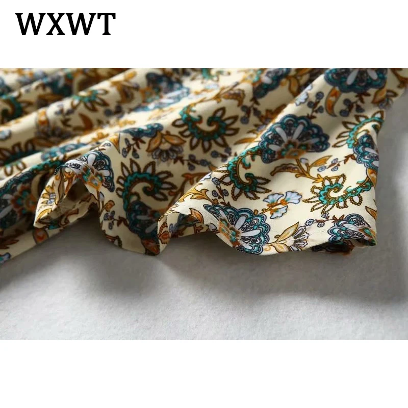 WXWT Women Summer Beige Cotton Positioning Print Jumpsuit V Neck Short Sleeve Lace-up Slim Female Bohemian Jumpsuit ST9730
WXWT Women Summer Beige Cotton Positioning Print Jumpsuit V Neck Short Sleeve Lace-up Slim Female Bohemian Jumpsuit ST9730