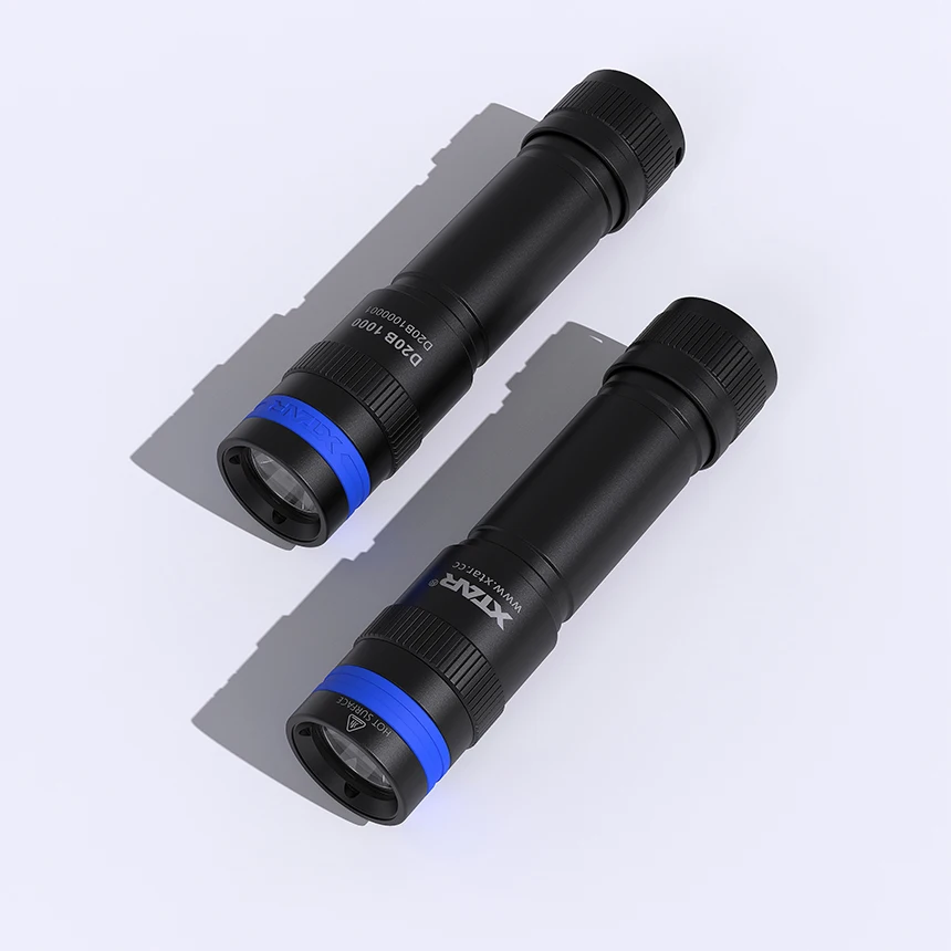 Фонарик для дайвинга XTAR D20/D20B 1000 люмен CREE XP-L/V6 светодиодный поворотный