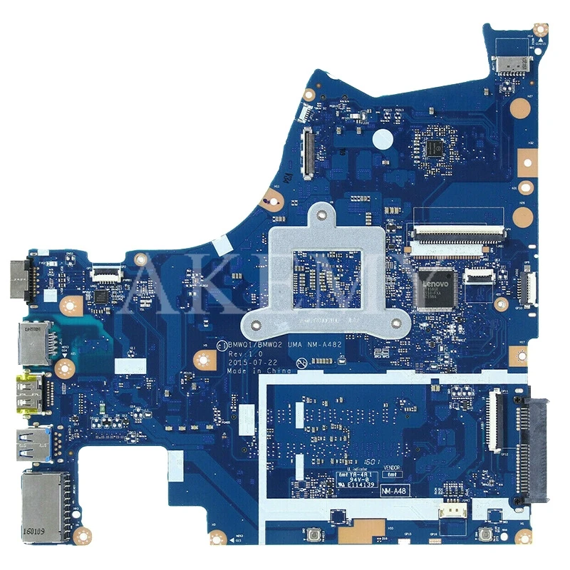 High quality New BMWQ1/BMWQ2 NM-A482 For Lenovo Ideapad 300-14isk Motherboard SR2EY I5-6200U 2.2 GHz DDR3L 100% Fully Tested
High quality New BMWQ1/BMWQ2 NM-A482 For Lenovo Ideapad 300-14isk Motherboard SR2EY I5-6200U 2.2 GHz DDR3L 100% Fully Tested