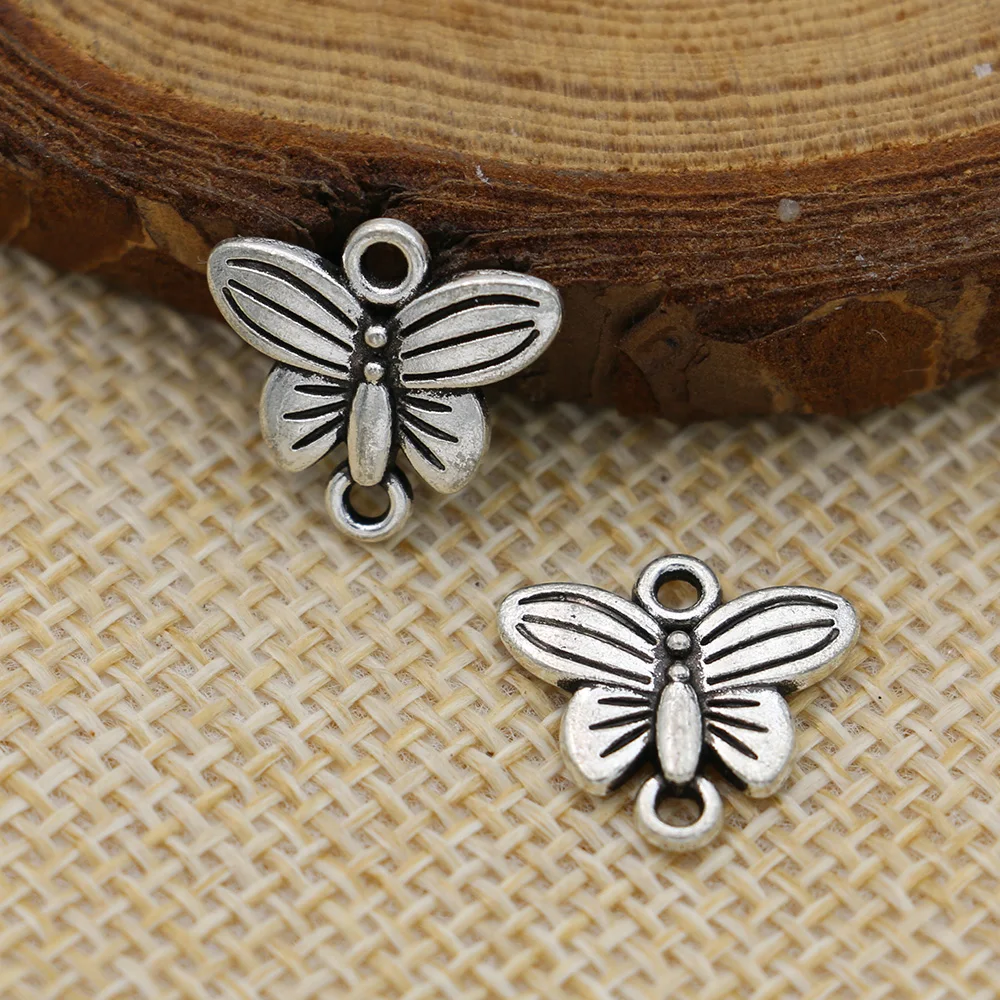 15PCS Silver Plated Butterfly Charm Connectors for Jewelry Making Bracelet Accessories DIY Craft 13x14mm
15PCS Silver Plated Butterfly Charm Connectors for Jewelry Making Bracelet Accessories DIY Craft 13x14mm