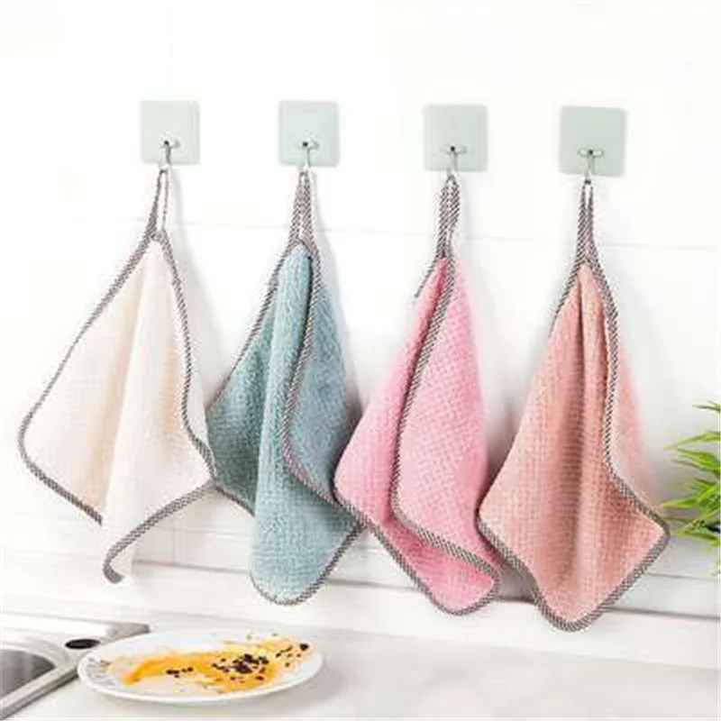 5Pc Strong Absorbent Microfiber Kitchen Dish Cloth Non-stick Oil Household Cleaning Wiping Towel Kichen Tool accessories
5Pc Strong Absorbent Microfiber Kitchen Dish Cloth Non-stick Oil Household Cleaning Wiping Towel Kichen Tool accessories