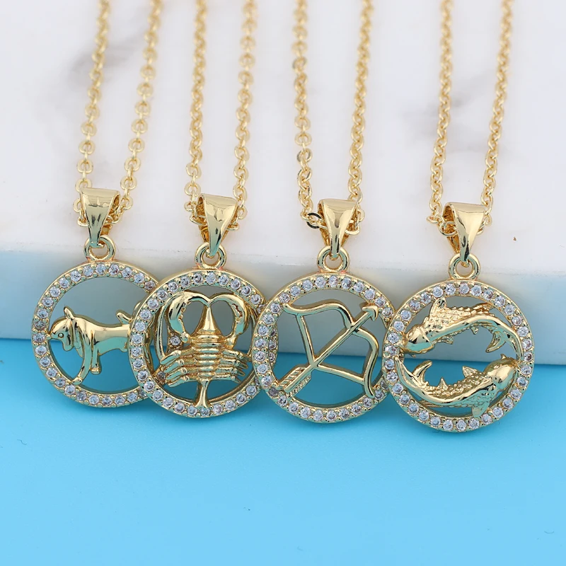Coin CZ 12 Constellation Necklace constellatory Metal Aries Taurus Gemini Cancer Leo Virgo Scorpio Sagittarius Capricorn Pisces
Coin CZ 12 Constellation Necklace constellatory Metal Aries Taurus Gemini Cancer Leo Virgo Scorpio Sagittarius Capricorn Pisces