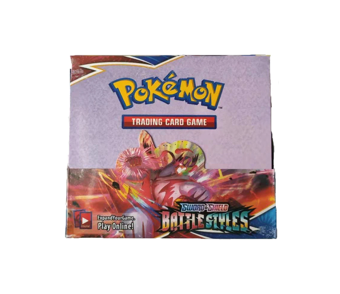 360PCS Pokemon SWORD SHIELD BATTLE STYLES card Pokemon English Game Card Fighting Game Children Gift Collection
360PCS Pokemon SWORD SHIELD BATTLE STYLES card Pokemon English Game Card Fighting Game Children Gift Collection