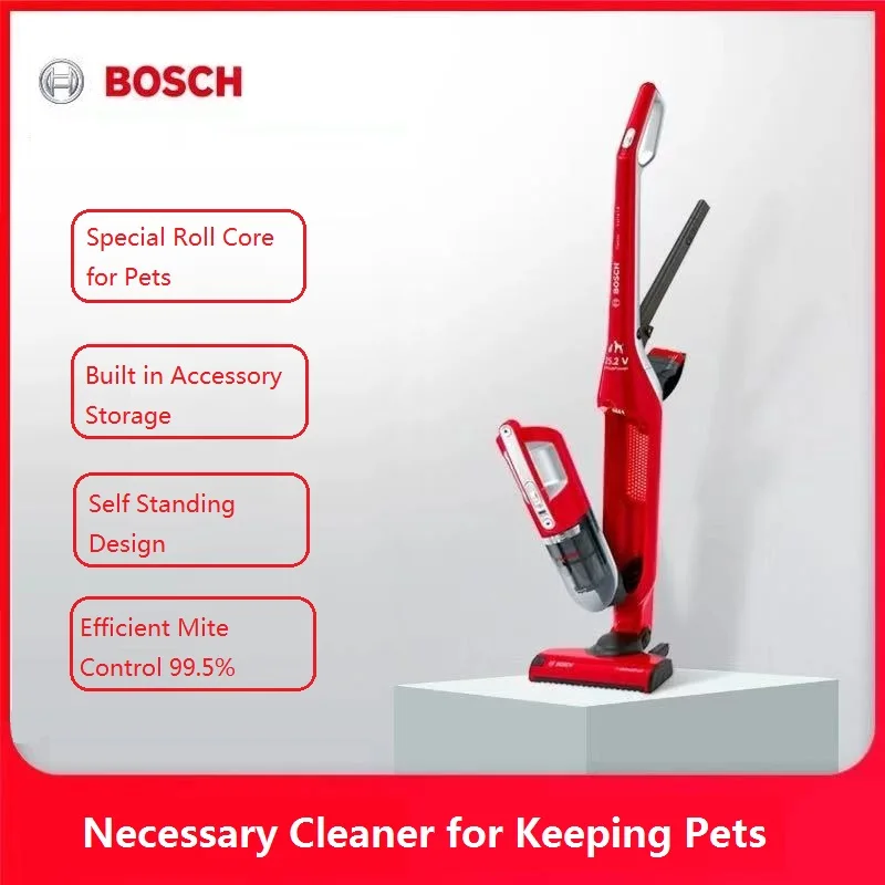 Новый беспроводной ручной пылесос Bosch для домашних животных вертикальный с высокой мощностью и ресурсом батареи 55 минут Flexxo S4
Новый беспроводной ручной пылесос Bosch для домашних животных вертикальный с высокой мощностью и ресурсом батареи 55 минут Flexxo S4