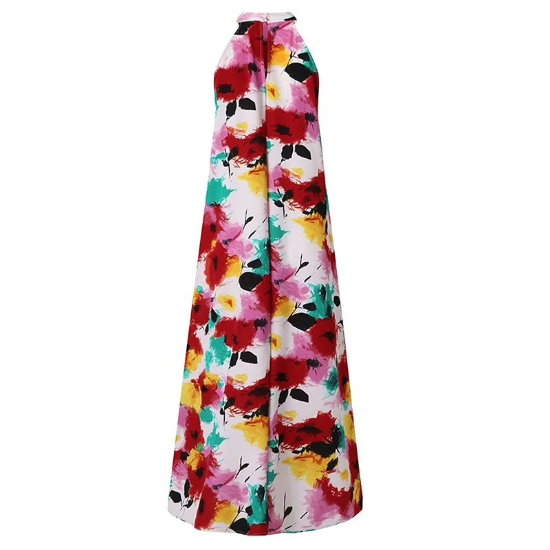 Summer Women Sexy Elegant Off Shoulder Party Dress Vintage Colorful Floral Print Long Dress Female Casual Sleeveless Loose Dress
Summer Women Sexy Elegant Off Shoulder Party Dress Vintage Colorful Floral Print Long Dress Female Casual Sleeveless Loose Dress