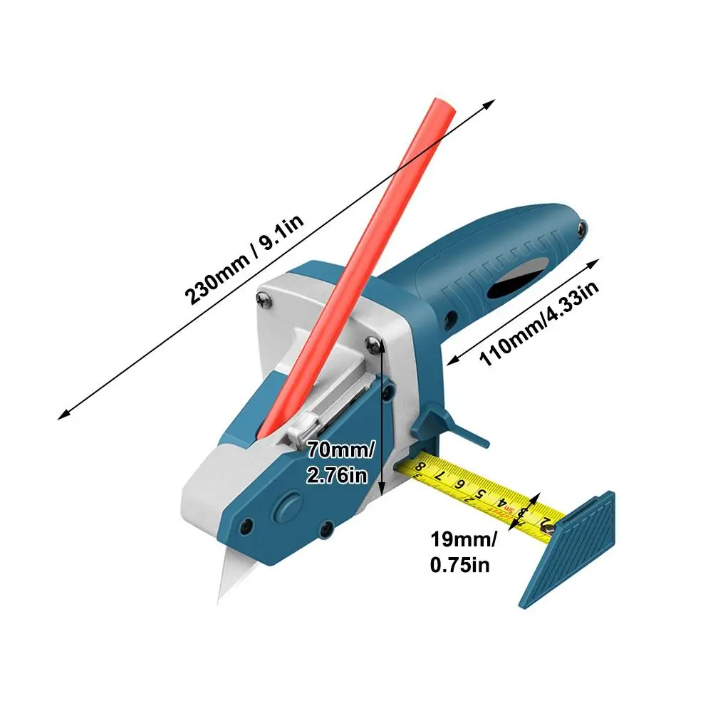 Gypsum Cutting Tool All-in-one Gypsum Hand Tool With Measuring Tape And Utility Knife For Measure Mark And Cut
Gypsum Cutting Tool All-in-one Gypsum Hand Tool With Measuring Tape And Utility Knife For Measure Mark And Cut