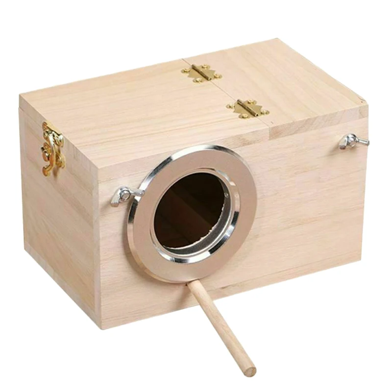 Wood Bird Breeding Box Bird House Nest Parrot Breeding Decorative Cages Pet Accessories Home Balcony Decoration
Wood Bird Breeding Box Bird House Nest Parrot Breeding Decorative Cages Pet Accessories Home Balcony Decoration