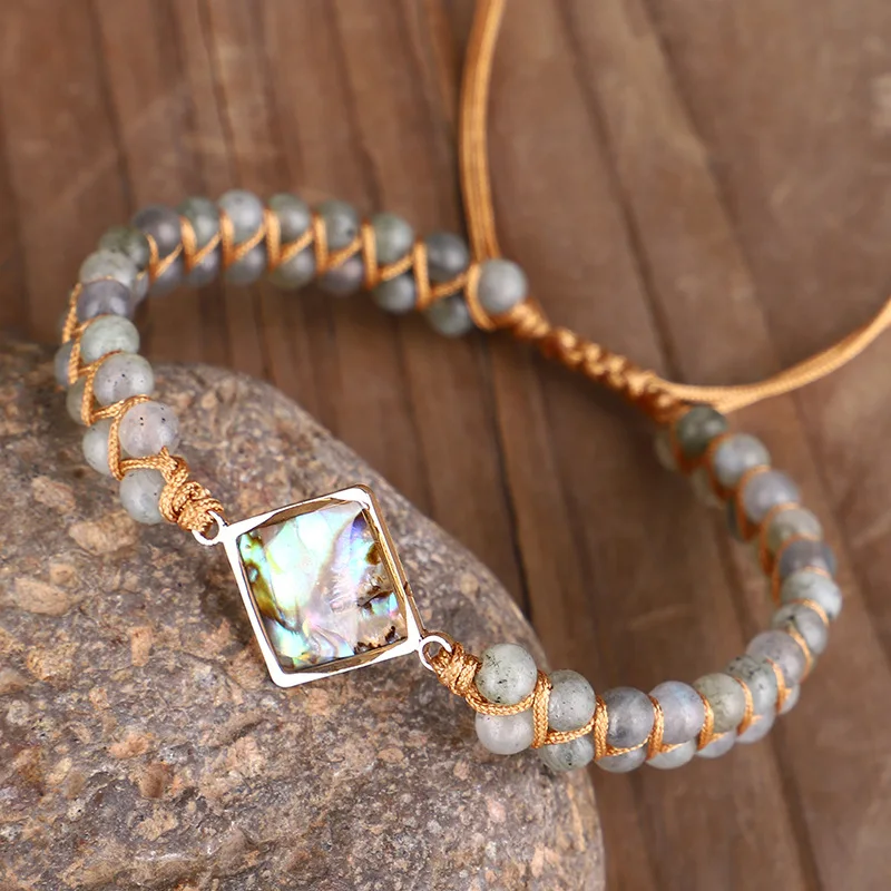 Natural Opal Stone Beads Handmade Rope Bracelet For Women Men Yoga Meditation Pendent Bracelet & Bangles Slip Knot Jewelry Gifts
Natural Opal Stone Beads Handmade Rope Bracelet For Women Men Yoga Meditation Pendent Bracelet & Bangles Slip Knot Jewelry Gifts