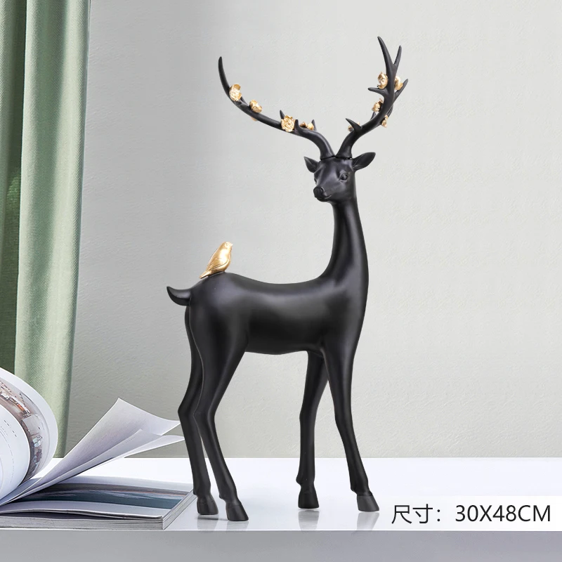 Nordic Style Elk Ornaments Home Living Room Porch Handmade Creative Decorations Housewarming Gift Christmas Decorations
Nordic Style Elk Ornaments Home Living Room Porch Handmade Creative Decorations Housewarming Gift Christmas Decorations