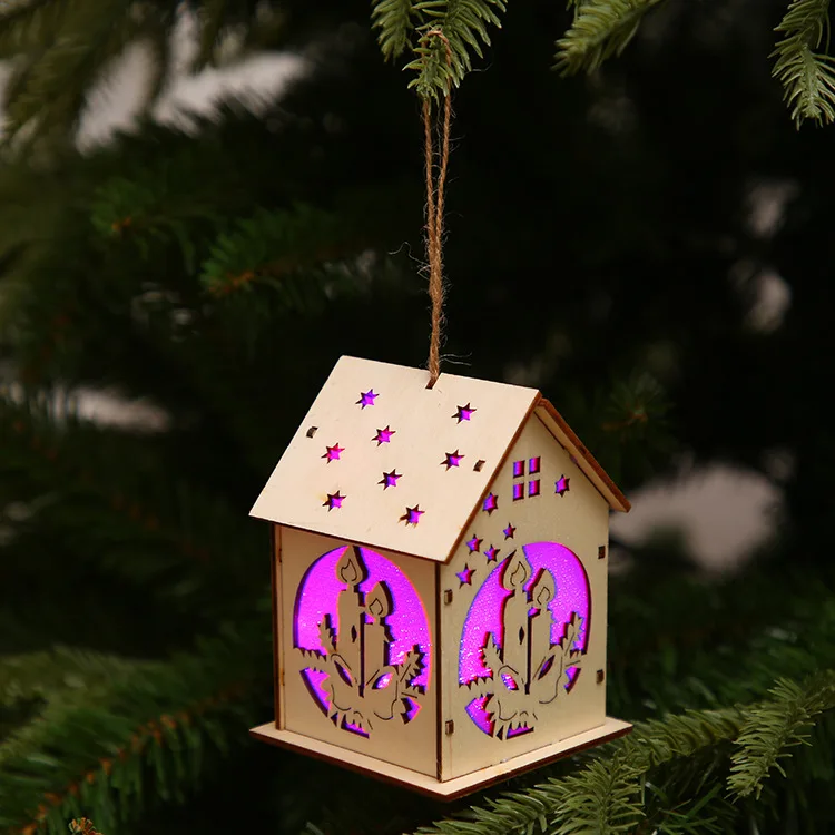 2PCS Miniature Wood Dollhouse Holiday LED Lights Wood House Christmas Tree Hanging Ornaments Holiday Wedding Decoration Gifts
2PCS Miniature Wood Dollhouse Holiday LED Lights Wood House Christmas Tree Hanging Ornaments Holiday Wedding Decoration Gifts