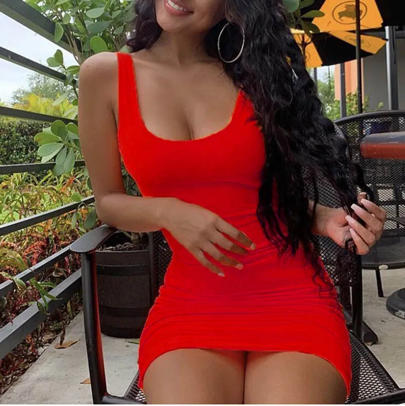 Green dress Mini Bodycon Women Summer new fashion Dress Backless Sexy Wrap Neon sleeveless Dress jurk dames Club Party
Green dress Mini Bodycon Women Summer new fashion Dress Backless Sexy Wrap Neon sleeveless Dress jurk dames Club Party