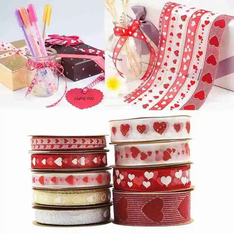 5/10m Woven Peach Heart Ribbon Made of Polyester For Wedding wrapping Accessories Day Decoration Crafts Gift Valentine's DI V4M3
5/10m Woven Peach Heart Ribbon Made of Polyester For Wedding wrapping Accessories Day Decoration Crafts Gift Valentine's DI V4M3