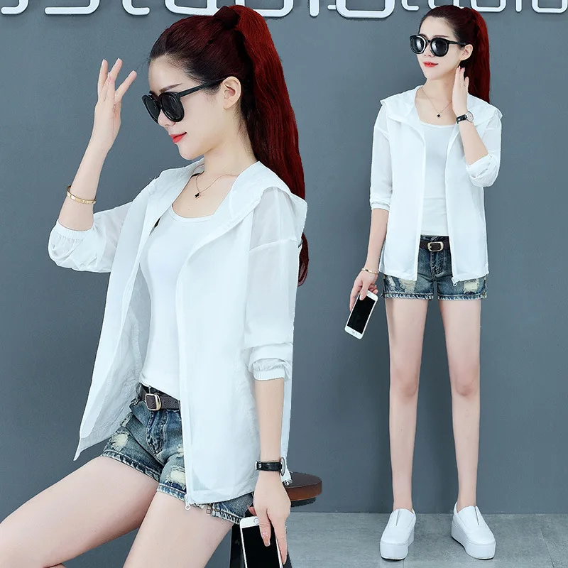 2021New Women Thin light Sun Protection Clothing Female Summer Outdoor Sandy Deach Sun Protection Shirt Cycling Hooded Coat C733
2021New Women Thin light Sun Protection Clothing Female Summer Outdoor Sandy Deach Sun Protection Shirt Cycling Hooded Coat C733
