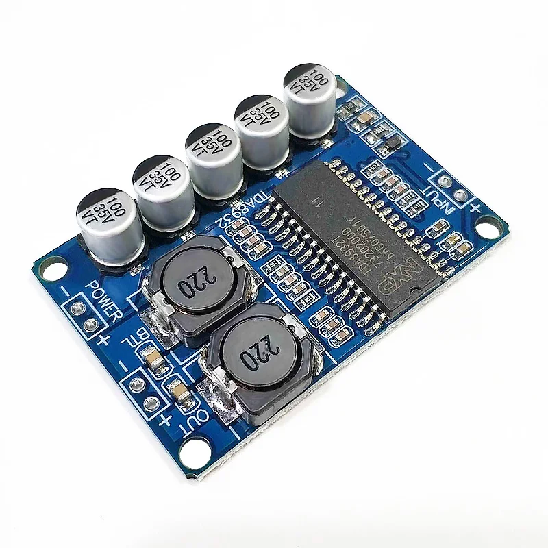1pcs Digital power amplifier board module 35w mono amplifier module High-power TDA8932 low power consumption
1pcs Digital power amplifier board module 35w mono amplifier module High-power TDA8932 low power consumption