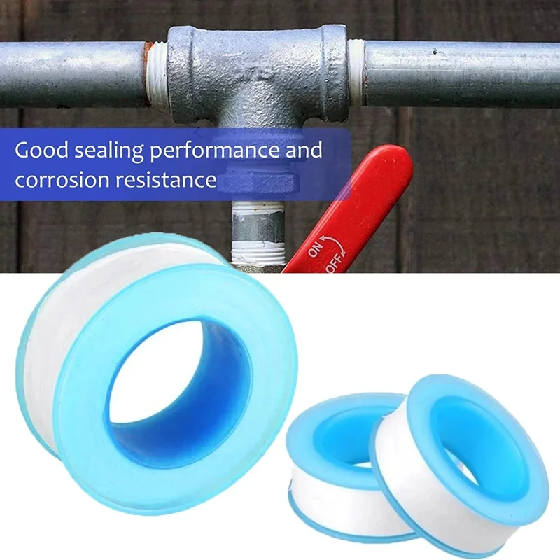 10pcs PTFE Thread Tape Corrosion-Resistant Sealing Tape for Water Pipe Thread Joint Pipes Seal Plumbing Fitting Household
10pcs PTFE Thread Tape Corrosion-Resistant Sealing Tape for Water Pipe Thread Joint Pipes Seal Plumbing Fitting Household