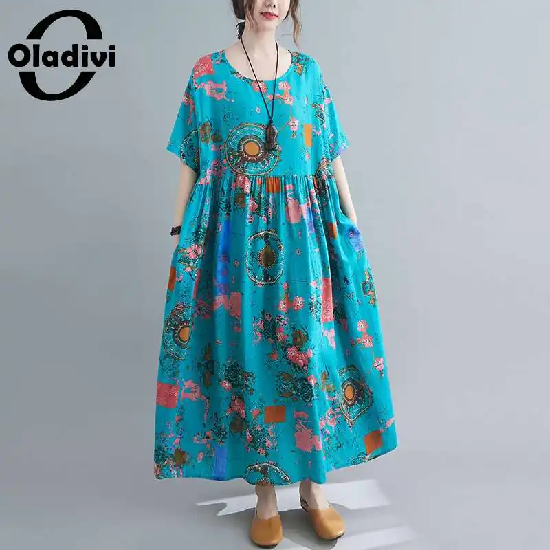Oladivi женская одежда большого размера, богемное платье макси, модное летнее пляжное платье Бохо с принтом, повседневные длинные платья, синий...
Oladivi женская одежда большого размера, богемное платье макси, модное летнее пляжное платье Бохо с принтом, повседневные длинные платья, синий...