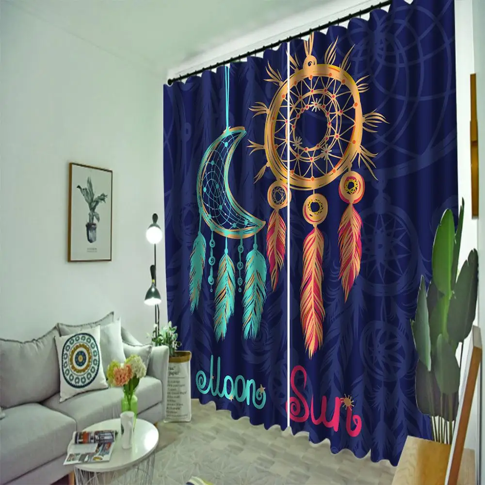 blue curtains sun moon 3d curtain Bedroom living room windproof thickening blackout fabric
blue curtains sun moon 3d curtain Bedroom living room windproof thickening blackout fabric